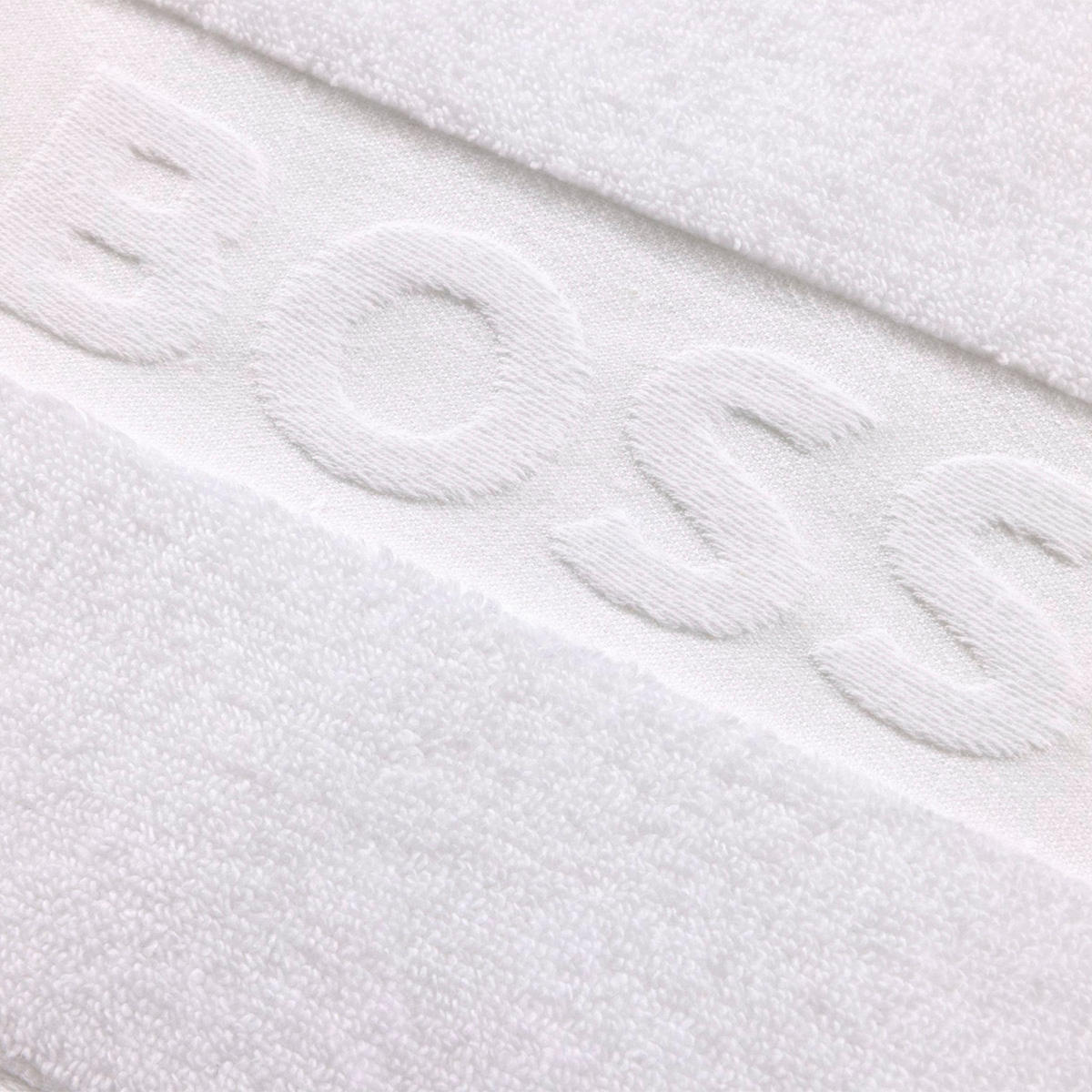 HANDTUCHSET MLOGO Weiß  - Weiß, Design, Textil (50/100cm) - Hugo Boss