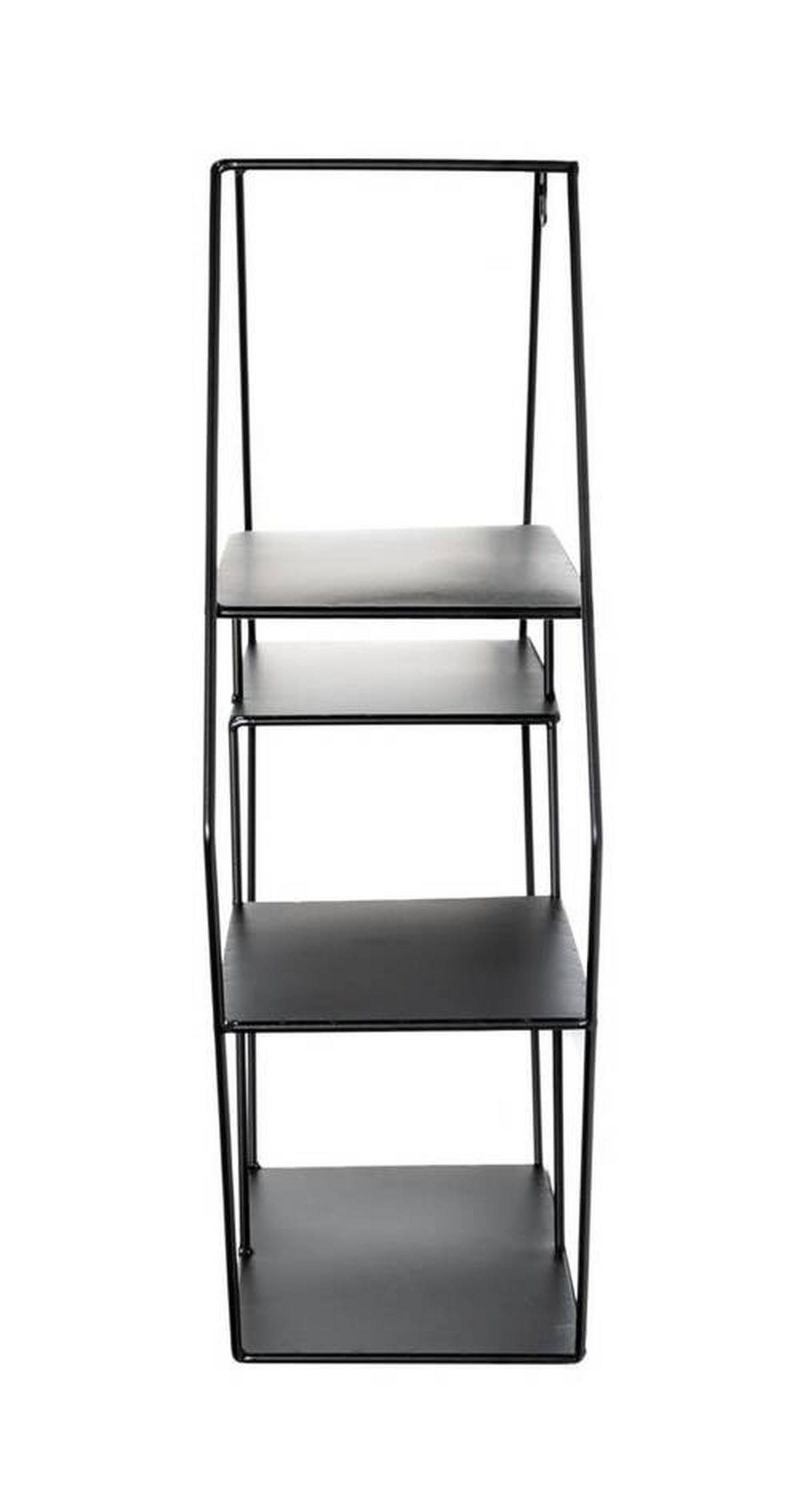 WANDREGAL 61/54/16 cm  - Schwarz, MODERN, Metall (61/54/16cm)