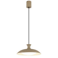 LED-HÄNGELEUCHTE 40/150 cm    - Sandfarben/Weiss, Konventionell, Kunststoff/Metall (40/150cm) - Globo