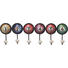 WANDGARDEROBE Multicolor - Multicolor, Design, Glas/Metall (58/18/6cm) - KARE-Design