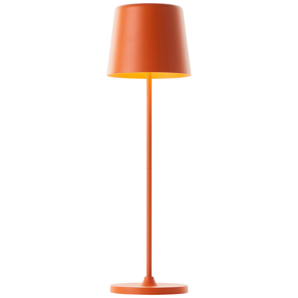 AKKU-TISCHLEUCHTE Kaami 10/37 cm   - Orange, Basics, Kunststoff/Metall (10/37cm) - Brilliant