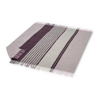 PLAID FINE-HERRINGBONE 130/170 cm  - Beige/Violett, Design, Textil (130/170cm) - Joop!