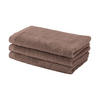 GÄSTETUCH London Cappuccino 3-teilig 30/50 cm  - Cappuccino, Basics, Textil (30/50cm) - Aquanova