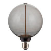 LED-LJUSKÄLLA   E27  - svart, Design, glas (12,5/16,6cm)