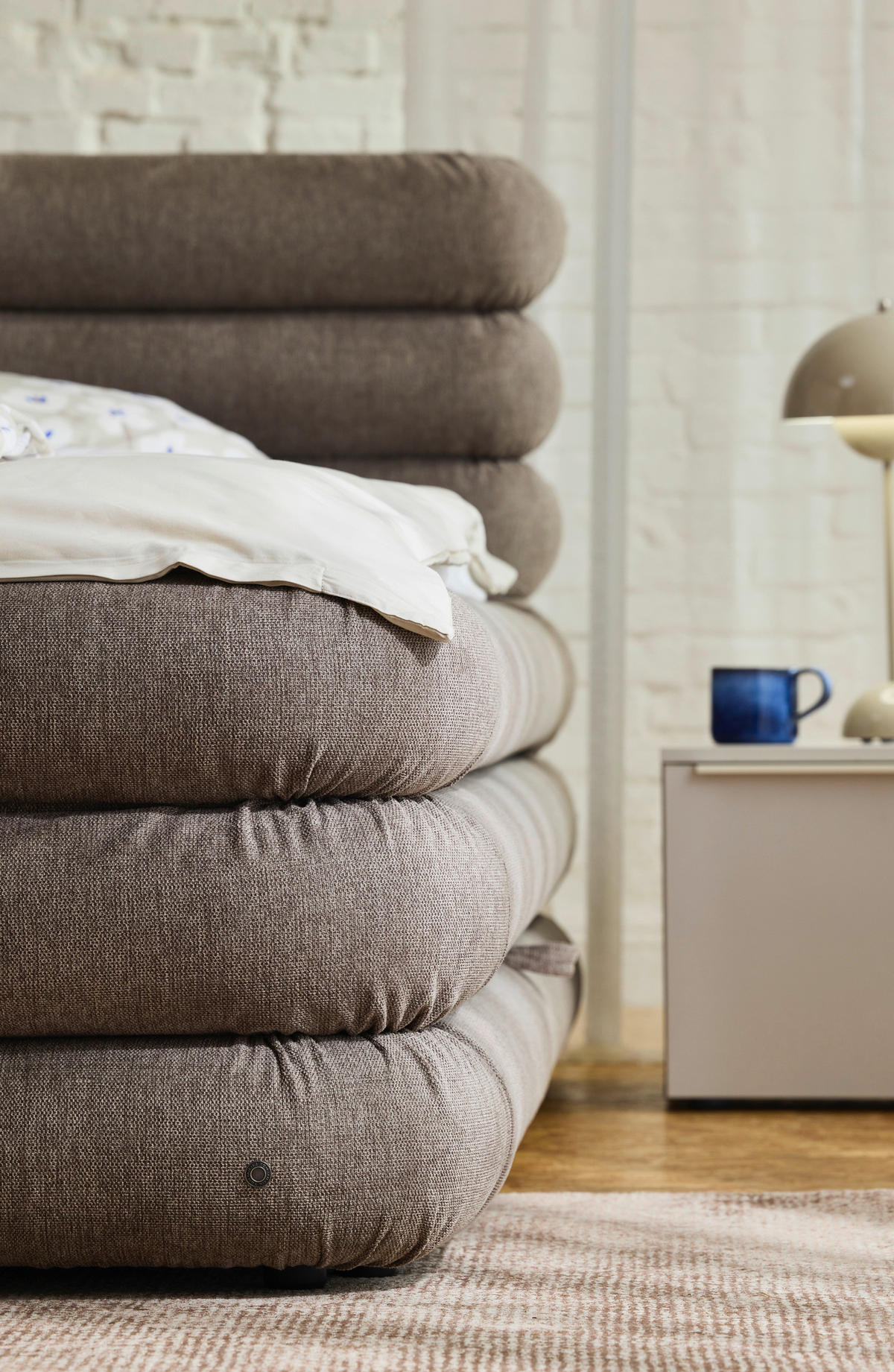 BOXSPRINGBETT 160/200 cm,  in Braun, Bettkasten, Topper, Matratzen, H3 = fest  - Schwarz/Braun, Design, Kunststoff/Textil (160/200cm) - Tom Tailor