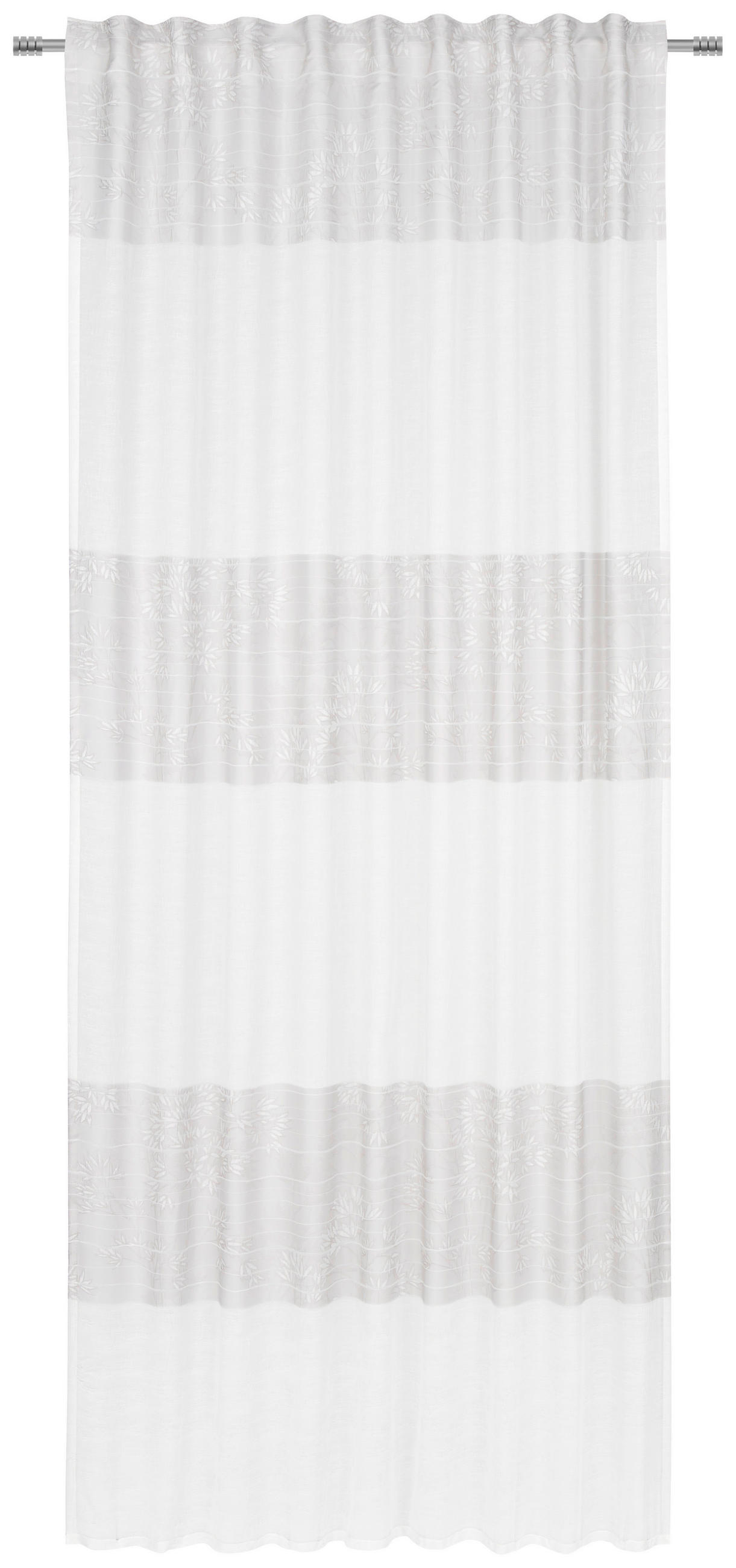 FERTIGVORHANG  halbtransparent   135/245 cm  - Silberfarben, Basics, Textil (135/245cm) - Novel