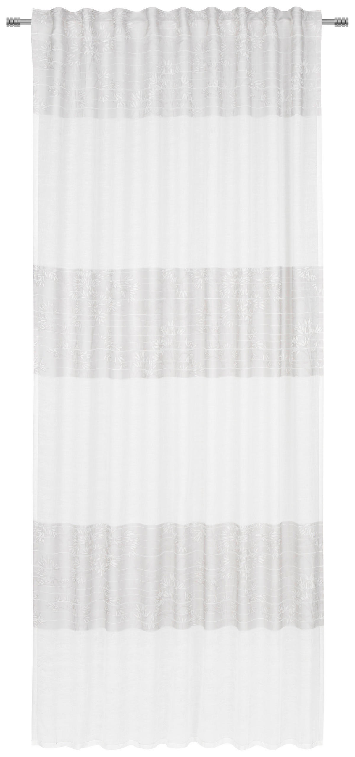 FERTIGVORHANG  halbtransparent   135/245 cm  - Silberfarben, Basics, Textil (135/245cm) - Novel