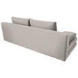 SCHLAFSOFA Taras  mit Stoffauswahl Webstoff Grau  - Schwarz/Grau, Design, Kunststoff/Textil (197/77/81cm) - Xora