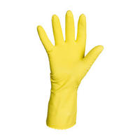 RUKAVICE VEL. M - žltá, Basics, prírodné materiály (29/11,5/0,3cm)