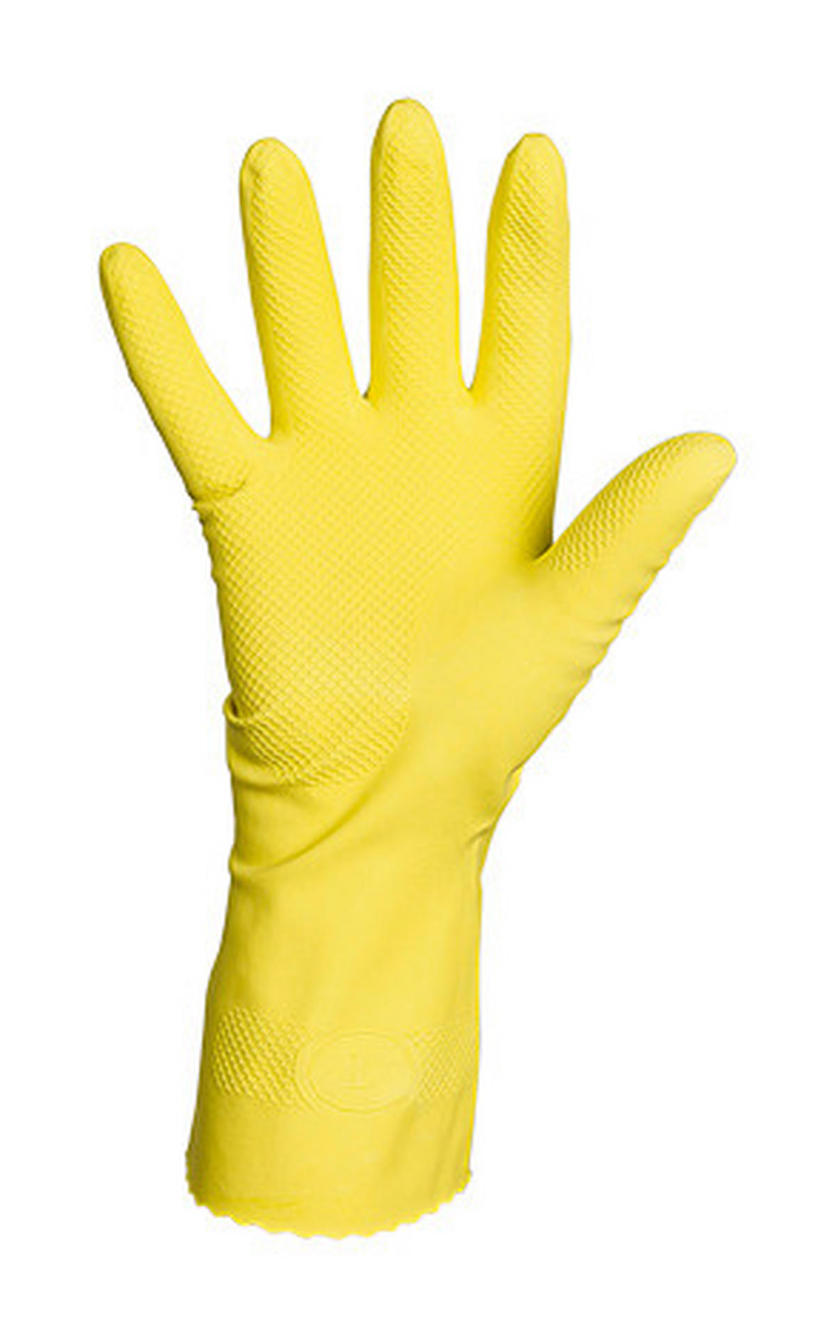 RUKAVICE VEL. M - žltá, Basics, prírodné materiály (29/11,5/0,3cm)