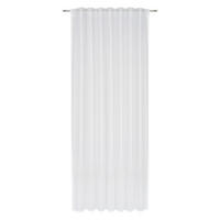 HOTOVÝ ZÁVĚS, průhledné, 140/245 cm - bílá, Basics, textil (140/245cm) - Esposa
