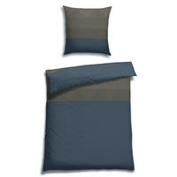 BETTWÄSCHE 2-teilig Satin 135/200 cm  - Blau, Basics, Textil (135/200cm) - Florella