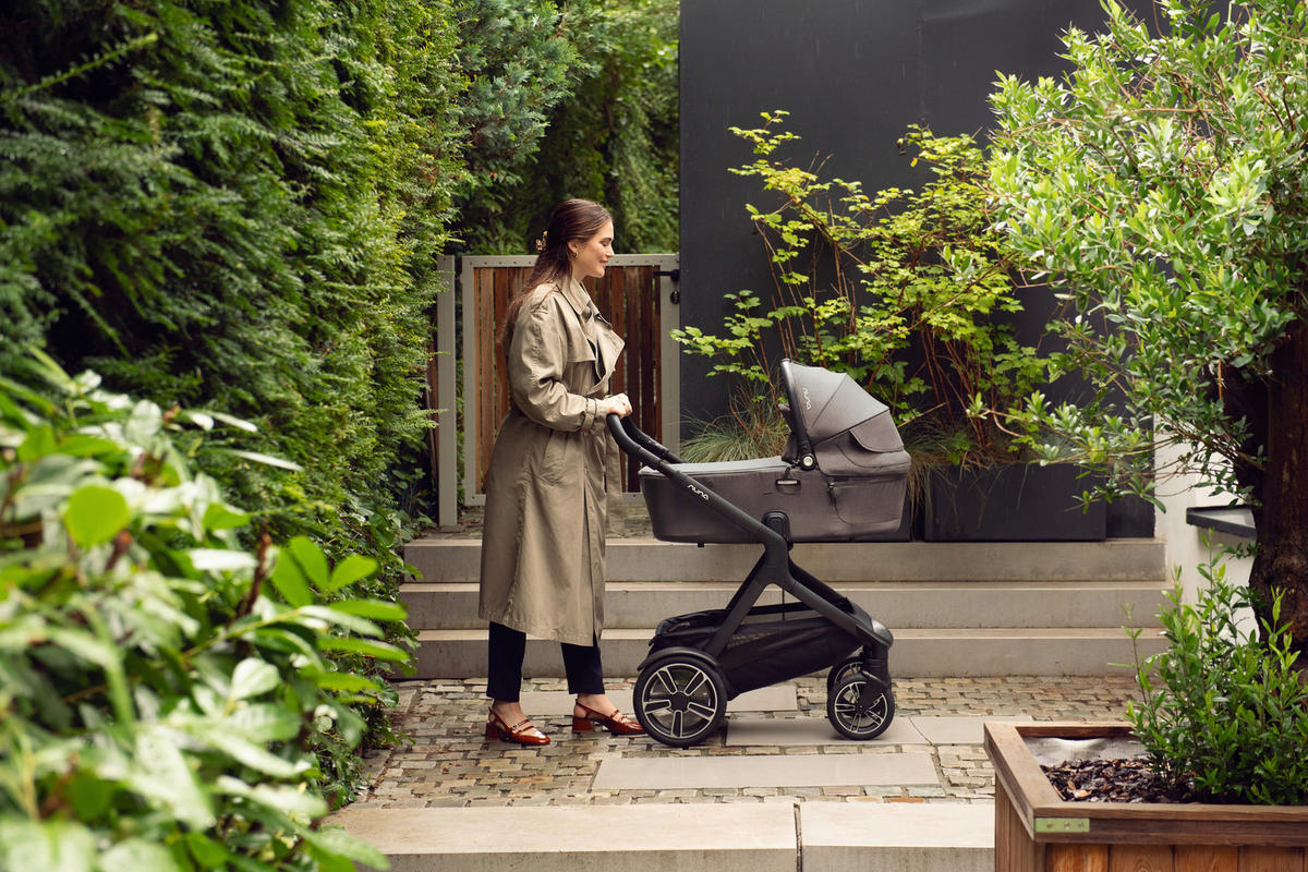 GESCHWISTERWAGEN Demi next  - Schwarz, Basics, Metall (63/123/83cm) - Nuna