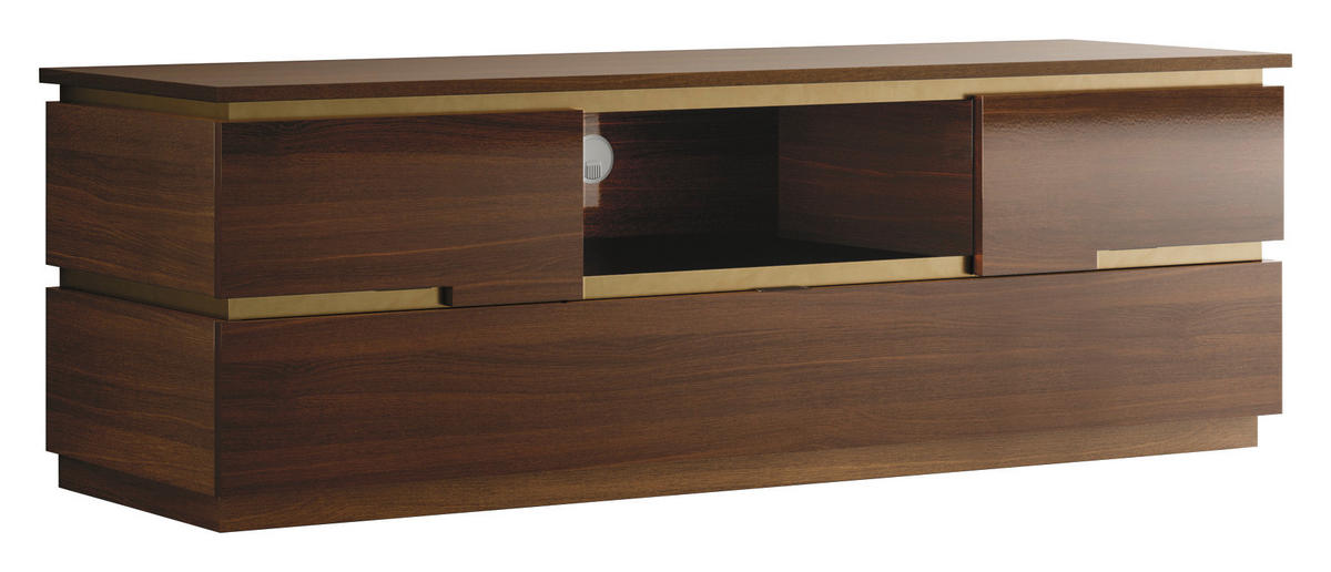 TV-ELEM 168/56,4/55 cm  - tölgyfa színű, Modern, faalapú anyag (168/56,4/55cm) - Novel