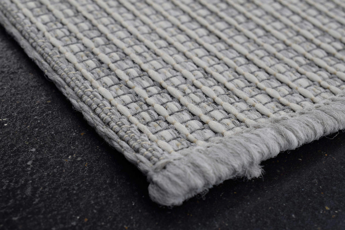 FLACHWEBETEPPICH 80/150 cm Amalfi  - Grau, KONVENTIONELL, Textil (80/150cm) - Novel