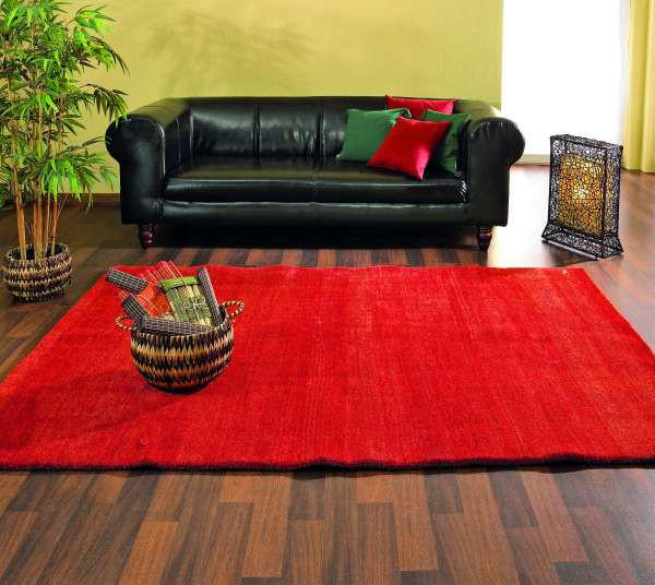 ORIENTTEPPICH 80/200 cm Gabbeh Rot Rot  - Rot, KONVENTIONELL, Textil (80/200cm) - Cazaris