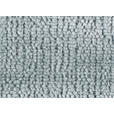 ECKSOFA in Chenille Türkis  - Türkis/Schwarz, MODERN, Textil/Metall (290/182cm) - Hom`in
