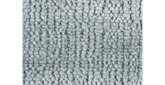 ECKSOFA in Chenille Türkis  - Türkis/Schwarz, MODERN, Textil/Metall (290/182cm) - Hom`in