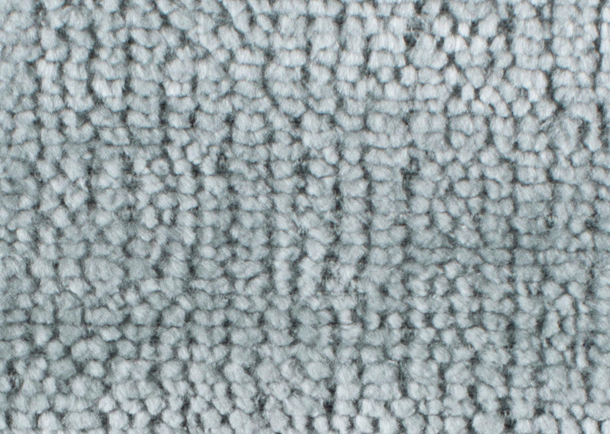 ECKSOFA Türkis Chenille  - Türkis/Schwarz, MODERN, Textil/Metall (290/182cm) - Hom`in