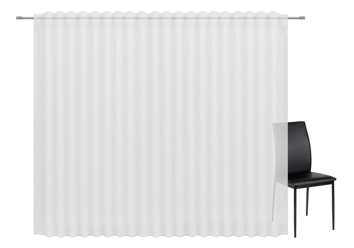 FERTIGSTORE  halbtransparent   300/175 cm  - Weiß, Basics, Textil (300/175cm) - Esposa