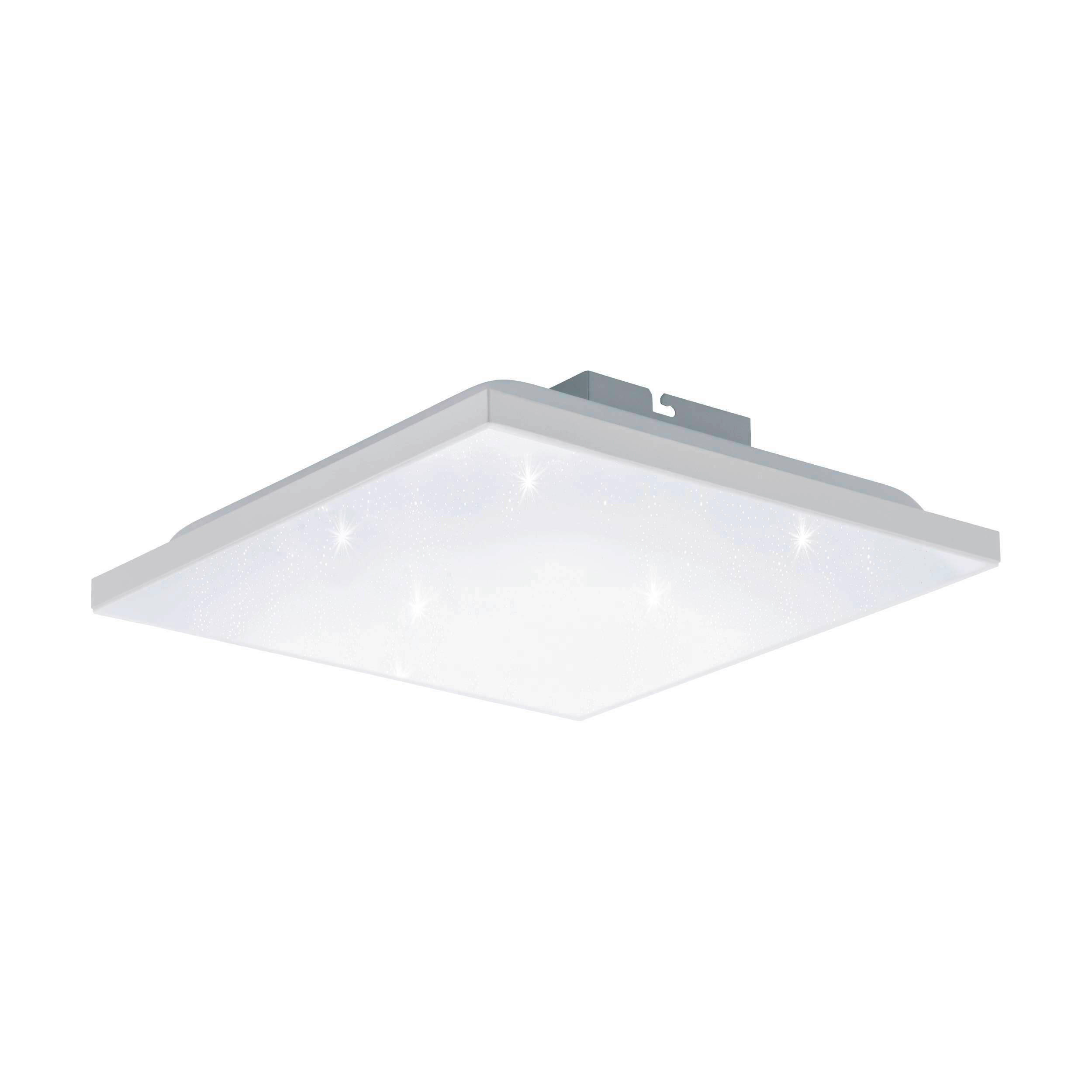 LED-DECKENLEUCHTE 28,7/28,7/6,2 cm   - Weiß, Basics, Kunststoff/Metall (28,7/28,7/6,2cm) - Eglo