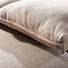 Ecksofa Webstoff Bettkasten, Nierenkissen, Rücken echt, Rückenkissen, Schlaffunktion, Zierkissen - Wengefarben/Beige, Design, Holz/Textil (313/203cm) - Carryhome