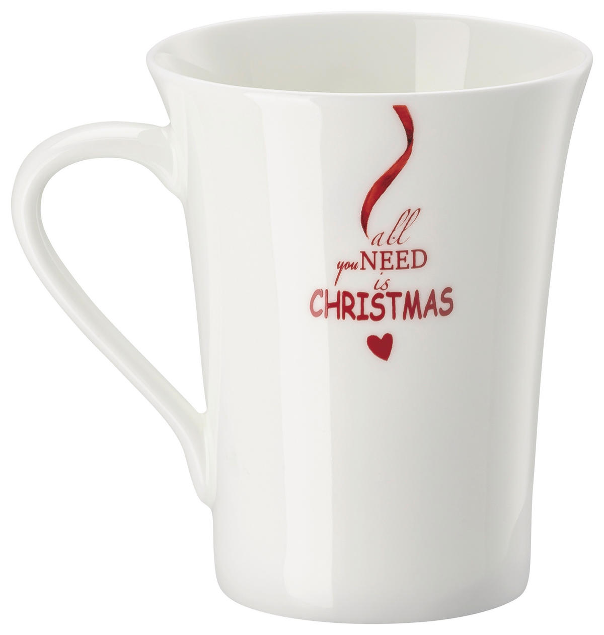 LONČEK ZA KAVO  My Christmas Mug  400 ml      - rdeča/bela, Basics, keramika (10/11/12cm) - Hutschenreuther