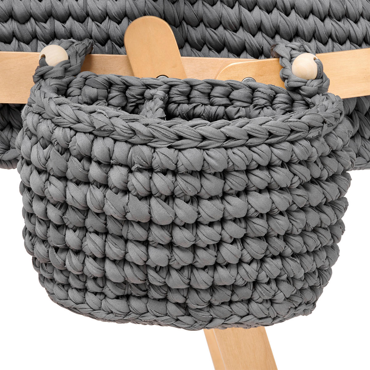 KOŠÍK NA DROBNOSTI, textil - tmavě šedá, Trend, textil (22/10/15cm) - Jimmylee
