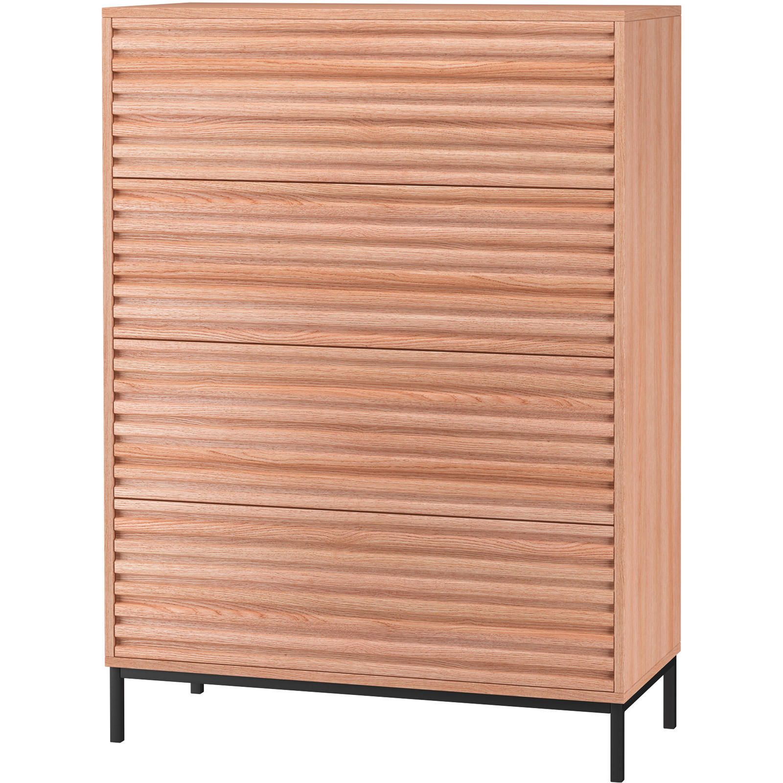 HIGHBOARD  in  - Naturfarben, Design, Holzwerkstoff/Metall (80/110/35cm) - MID.YOU