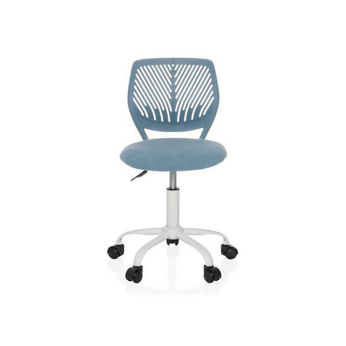 OTOČNÁ ŽIDLE PRO MLÁDEŽ, modrá - bílá/modrá, Moderní, kov/textil (51/75 - 85/51cm) - MID.YOU