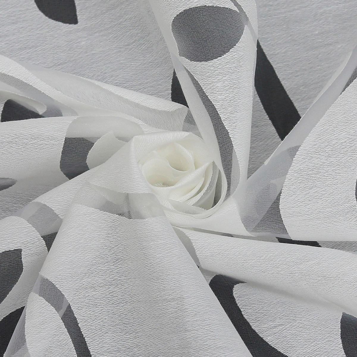 FERTIGVORHANG  transparent  140/245 cm   - Weiß, Basics, Textil (140/245cm) - Joyswahl