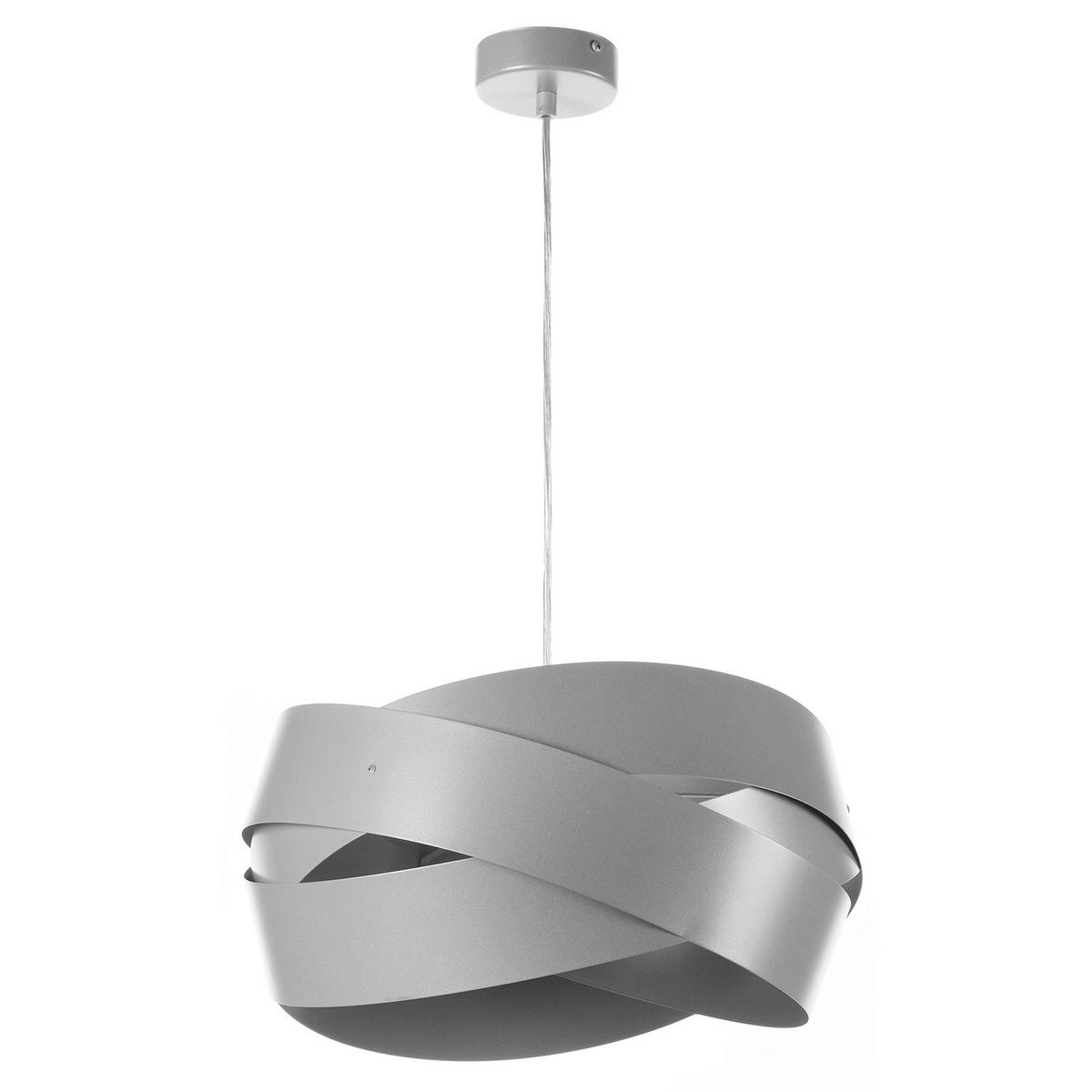 HÄNGELEUCHTE 40/90 cm   - Grau, Design, Metall (40/90cm)