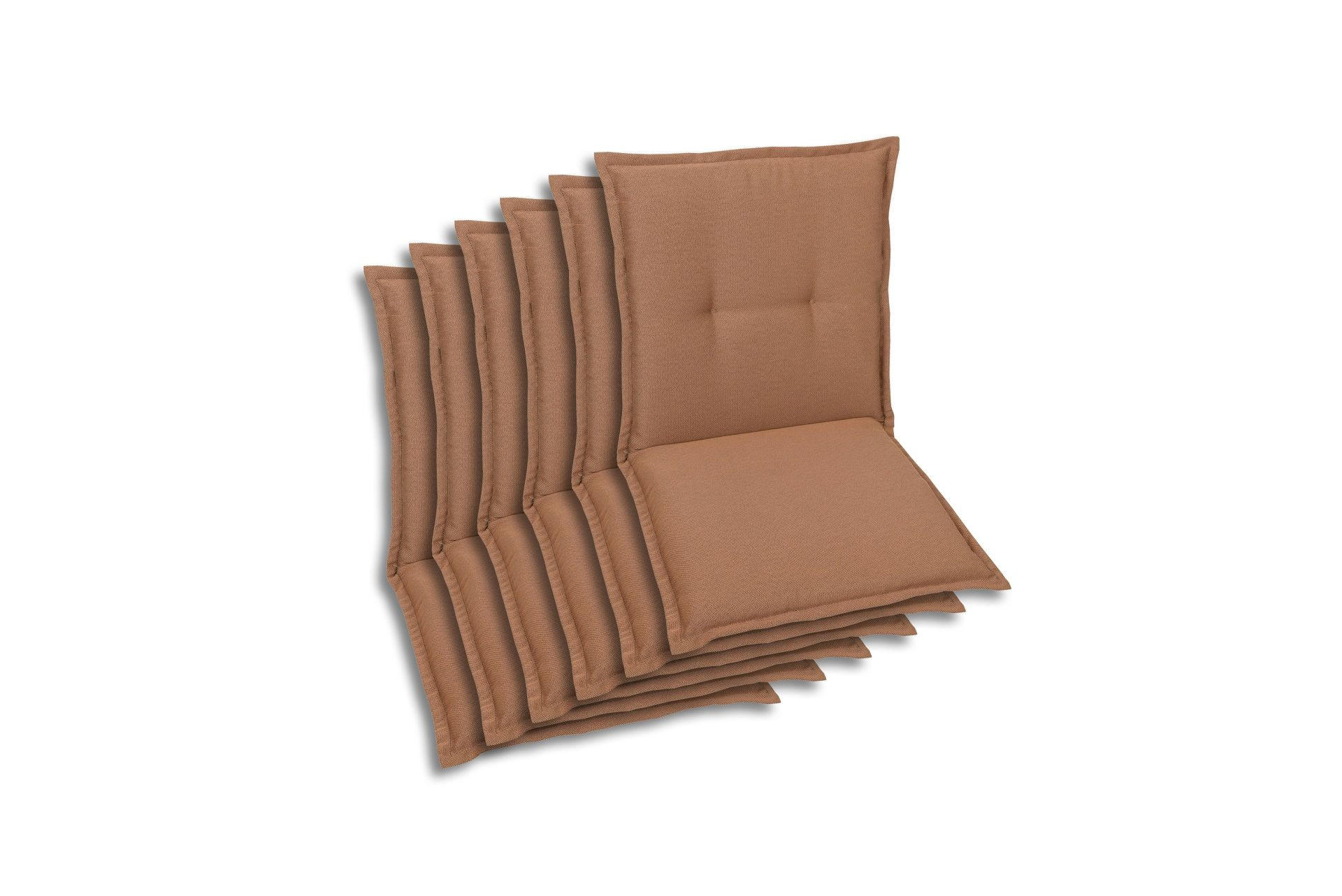SESSELAUFLAGENSET in Rot Uni  - Rot, Basics, Textil (50/7/100cm)