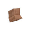 SESSELAUFLAGENSET in Rot Uni  - Rot, Basics, Textil (50/7/100cm)