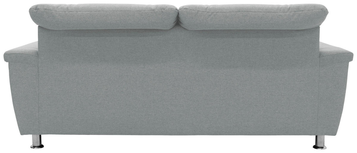 2-SITZER-SOFA Webstoff Mintgrün  - Chromfarben/Mintgrün, KONVENTIONELL, Textil/Metall (190/81/97cm) - MID.YOU