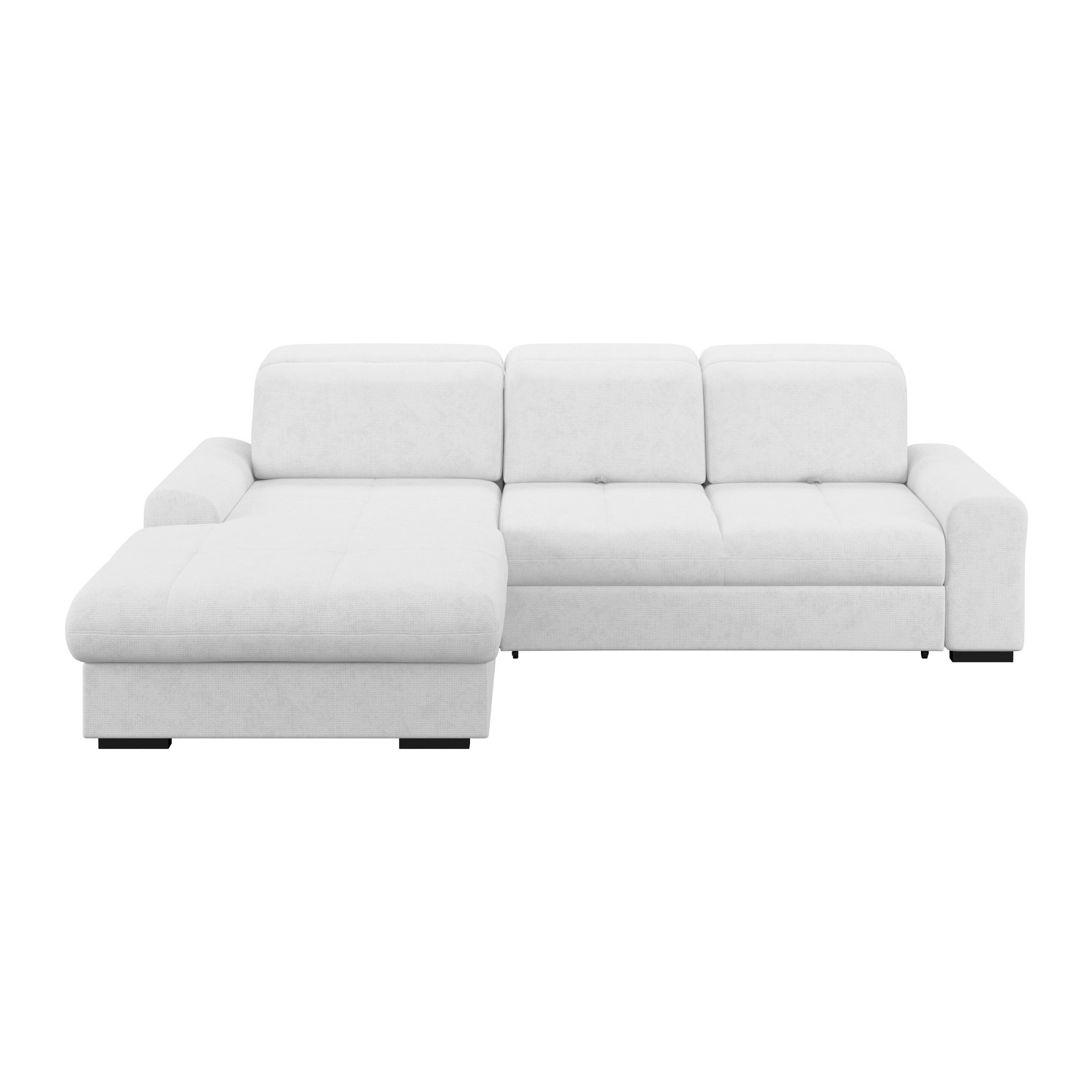 Mid.you Ecksofa Silber 286x203 cm