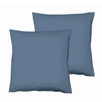 KISSENHÜLLEN-SET 40/40 cm  - Blau, Basics, Textil (40/40cm) - Fleuresse