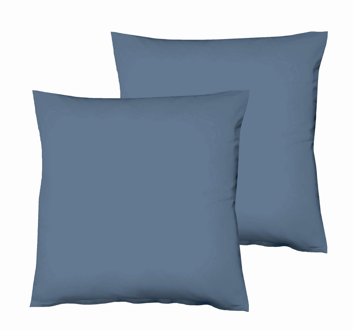 KISSENHÜLLEN-SET 40/40 cm  - Blau, Basics, Textil (40/40cm) - Fleuresse