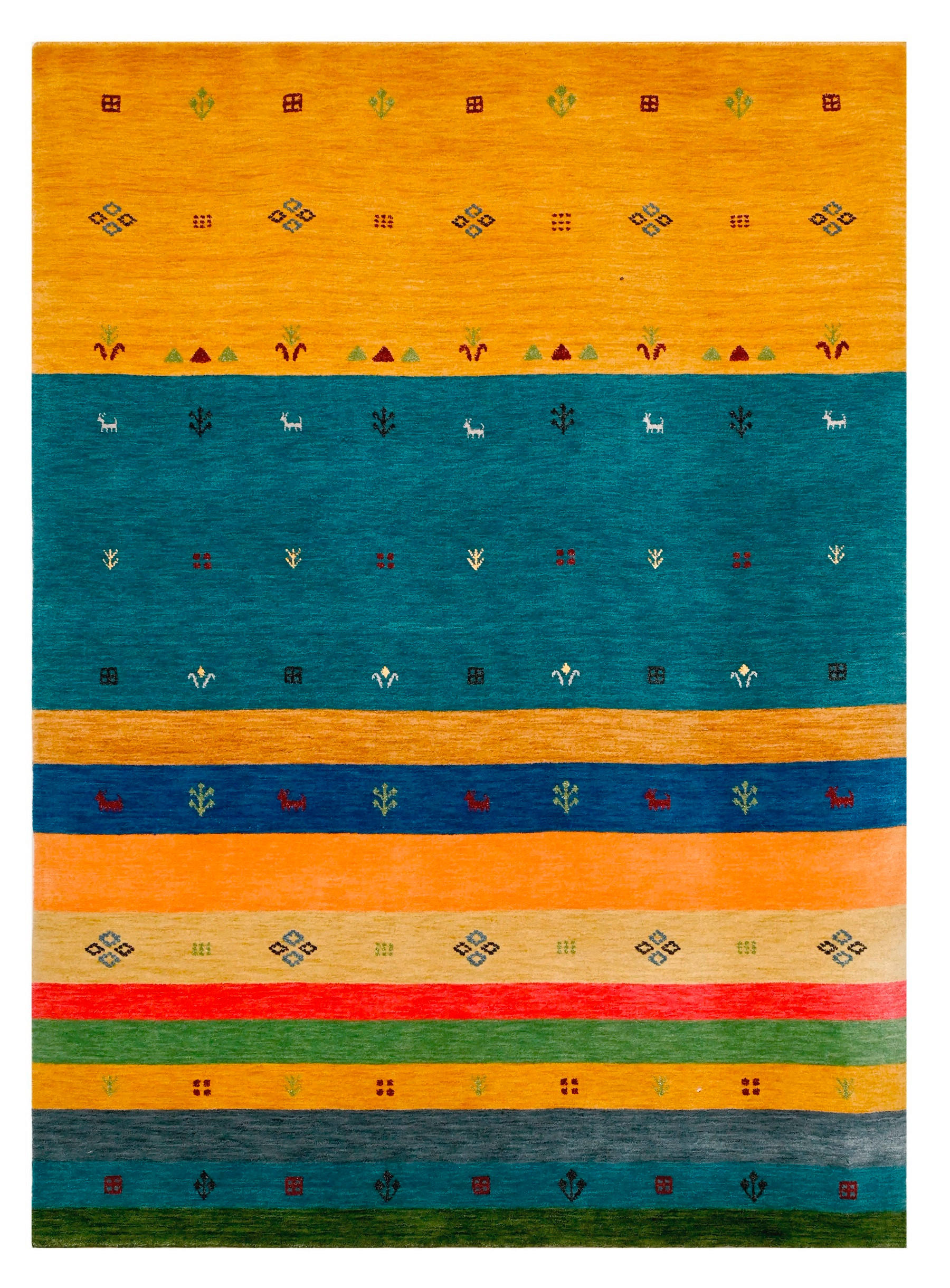 ORIENTTEPPICH 250/300 cm Reichtum der Stille Multicolor, Goldfarben  - Goldfarben/Multicolor, KONVENTIONELL, Textil (250/300cm) - Cazaris