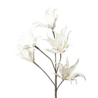 KUNSTBLUME  - Hellrosa/Weiß, Basics, Kunststoff (115cm)