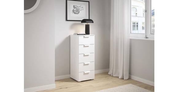 KOMMODE  in 40/100/42 cm  - Weiß, Design, Holzwerkstoff/Metall (40/100/42cm) - Carryhome