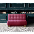 SCHLAFSOFA in Rot  - Rot/Naturfarben, Design, Holz/Textil (125/92/102cm) - Novel