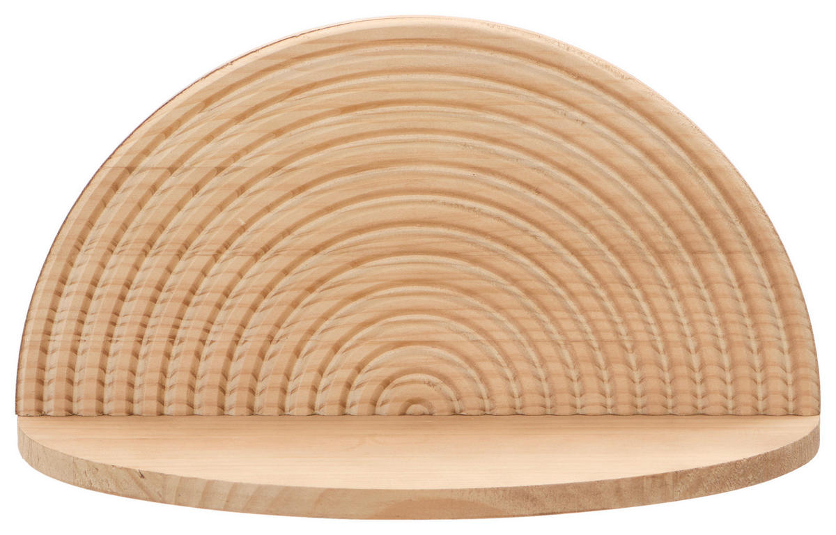 WANDBOARD Holz, Holzwerkstoff Tanne furniert Naturfarben  - Naturfarben, Design, Holz/Holzwerkstoff (40/21/20cm) - MID.YOU