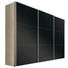 SCHWEBETÜRENSCHRANK in Sonoma Eiche - Alufarben/Sonoma Eiche, Design, Glas/Holzwerkstoff (300/216/68cm) - Hom`in SCHWEBETÜRENSCHRANK in Sonoma Eiche - Alufarben/Sonoma Eiche, Design, Glas/Holzwerkstoff (300/216/68cm) - Hom`in