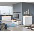 SIDEBOARD matt, Mattlack Weiß - Eichefarben/Weiß, Design, Holz (200/81/40cm) SIDEBOARD matt, Mattlack Weiß - Eichefarben/Weiß, Design, Holz (200/81/40cm)