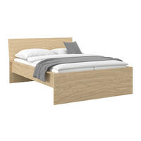 BETT 120/200 cm,  in Eichefarben,  - Eichefarben, KONVENTIONELL (120/200cm) - Hom`in