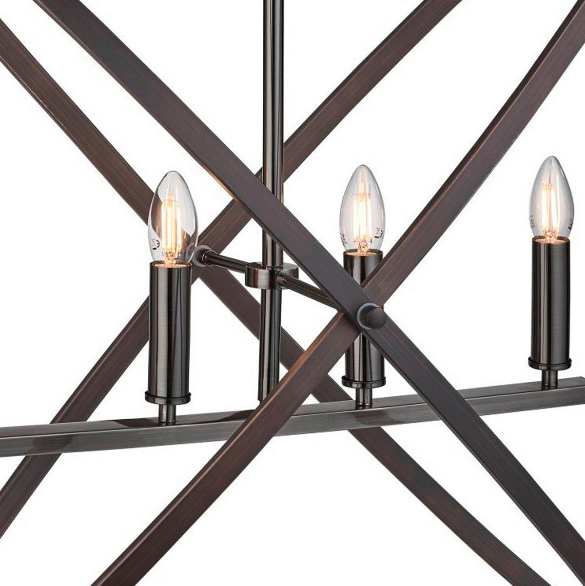 SVJETILJKA VISEĆA     35/150/84 cm   Hoopla  - smeđa/crna, Design, metal (35/150/84cm)