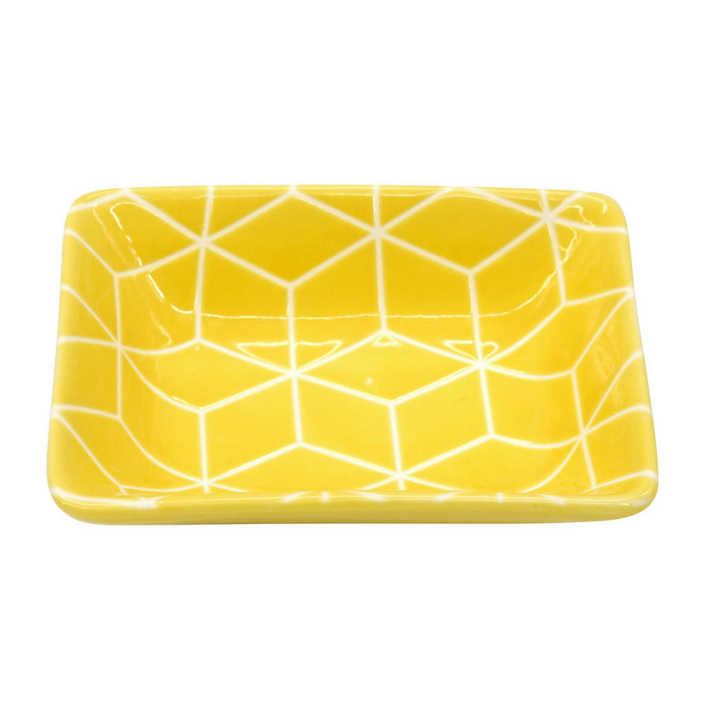 Snackschale Porzellan Gelb Aurelio L/B/H 9,9x7,7x2,6 cm