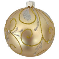 JULGRANSKULA 10 cm  - guldfärgad, Lifestyle, metall/glas (10cm) - Best Price