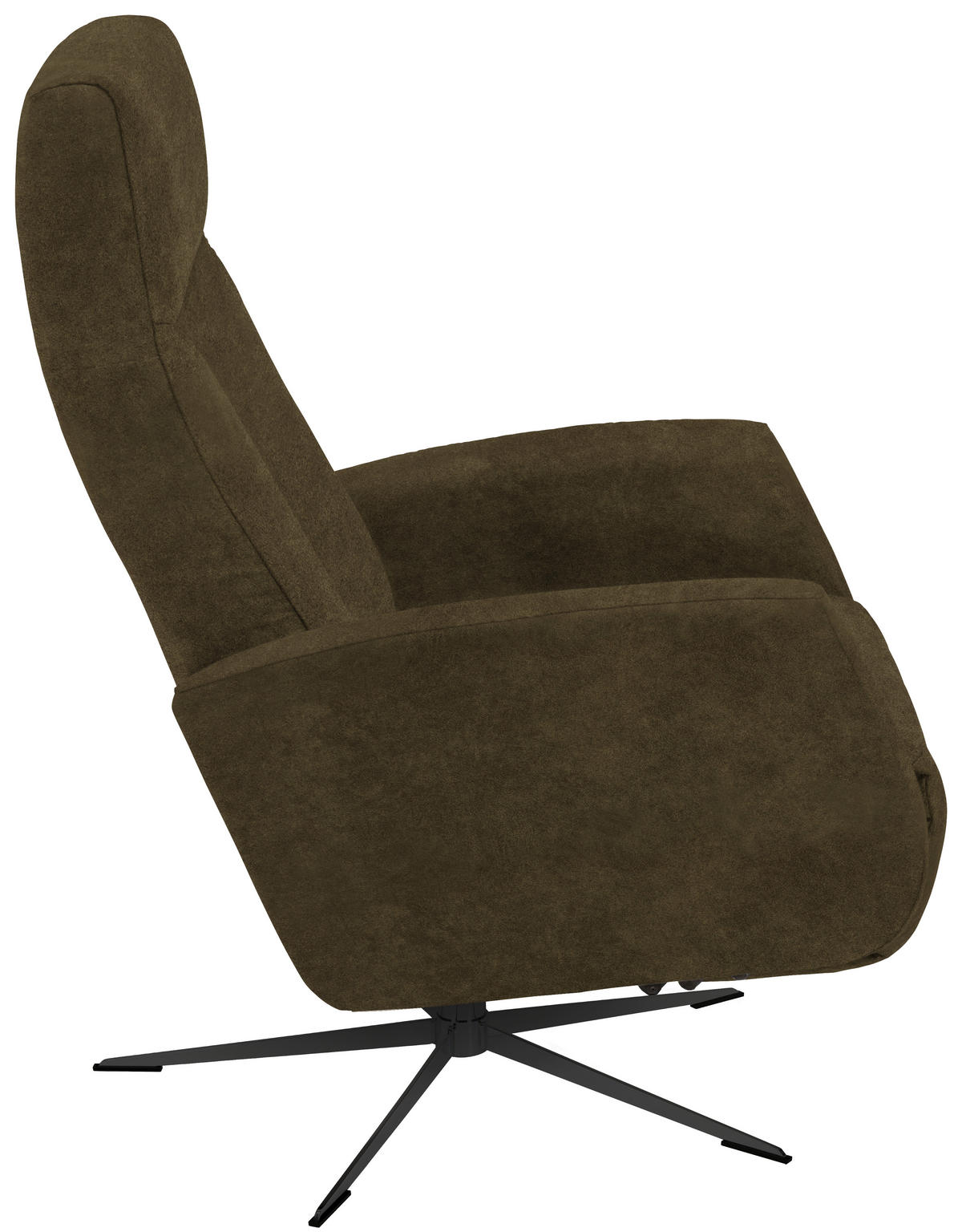 RELAXSESSEL in Textil Grün  - Schwarz/Grün, Design, Textil/Metall (73/105/82cm) - Welnova